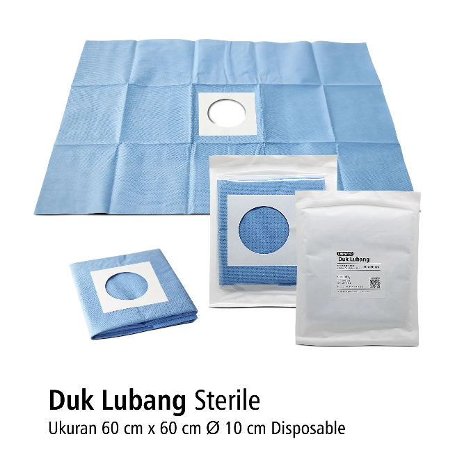 Duk Lubang 60x60 cm Steril OneMed